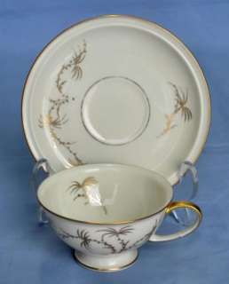 Rosenthal Golden Palm China Demitasse Cup and Saucer  