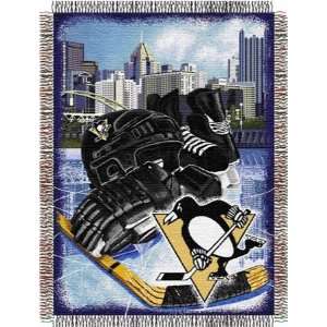 Pittsburgh Penguins NHL Ice Adventures Woven Tapestry Throw  