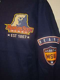 Morgan State University Bears Heavyweight Racing Jacket  