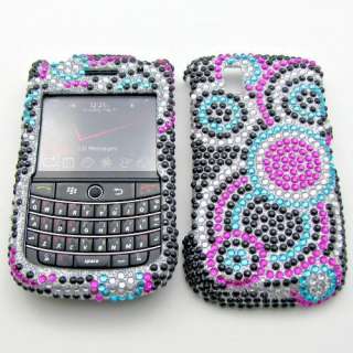 fr Blackberry Bold 9650 Groove Bling Phone Case Cover V  