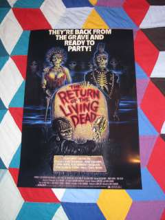 return of the living dead movie poster horror gore classic cult new 
