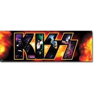  Kiss Logo 12x36 Poster WP6428