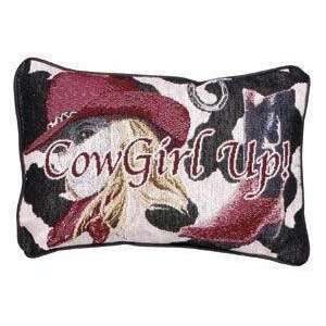  Set of 2 Cowgirl Up Decorative Throw Pillows 9 x 12 