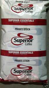 SUPERIOR ESSENTIALS PRIVATE STOCK BEAN COFFEE 5LB BAG  