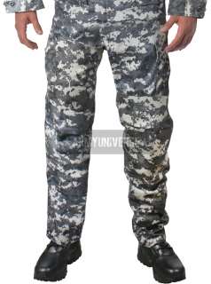 Subdued Urban Digital Camouflage Military BDU Cargo Fatigue Pants 