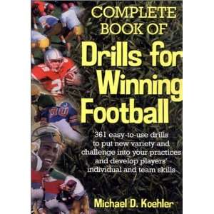  Complete Book of Drills for Winning Football [Paperback 