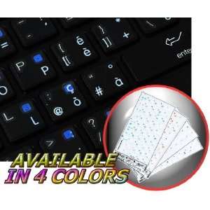  APPLE ITALIAN STICKER FOR KEYBOARD WITH WHITE LETTERING 