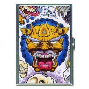  Gargoyle Monster Demon Tattoo ID Holder, Cigarette Case or 