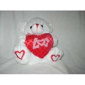   Heart with Love in Pink Glitter Letters  Toys & Games  