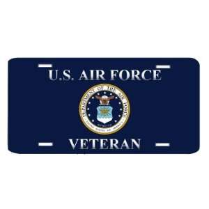  USAF US Air Force Insignia Veteran License Plate 
