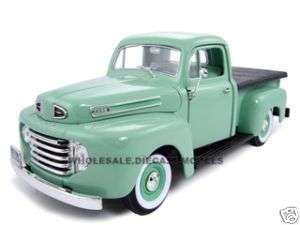 1948 FORD F 1 PICK UP GREEN 118 SCALE DIECAST MODEL  