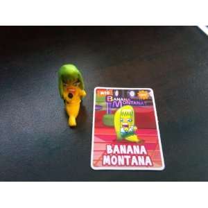 MOSHI MONSTERS SERIES 3 FIGURE   BANANA MONTANA RARE #M10 with CODE 