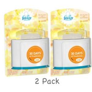 Febreze Set & Refresh   White Orchid & Bloom  Air Freshener Value Pack 