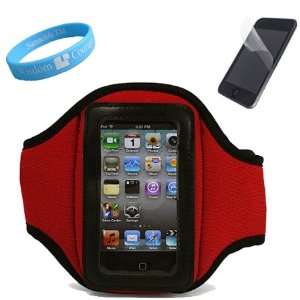  Red Armband Case for ipod Touch 4G Armband Arm Length 12 