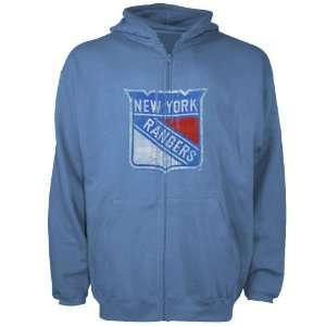  Reebok New York Rangers Blue Better Logo Distressed Full 