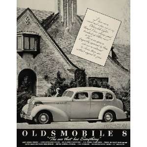  1936 Ad Vintage Oldsmobile 8 Touring Sedan Car Olds 