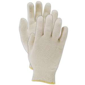 Magid TouchMaster 13650KW Cotton/Polyester Glove, Knit Wrist Cuff, 8 