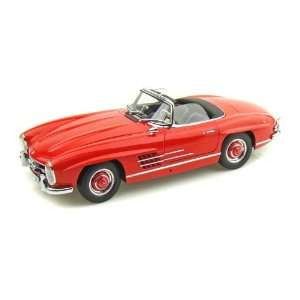  1957 Mercedes Benz 300 SL Roadster 1/18 Red Toys & Games