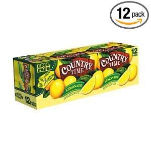 Country Time Lemonade, 12 oz Can (Pack of 12)  Grocery 