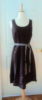 Liz Claiborne New W/Tags Chocolate Brown Summer Dress~  