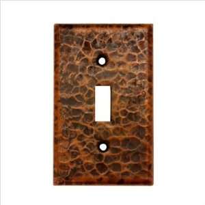 34 Copper Switchplate Single Toggle Switch Cover in Oil Rubbed Bronze 
