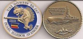 USS Bowfin SS 287 Submarine Coin Navy Sub Pearl Harbor  