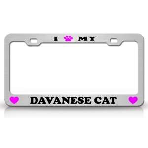  I PAW MY DAVANESE Cat Pet Animal High Quality STEEL /METAL 