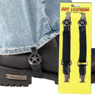 Hot Leathers Western Star Pants / Boot Clips Stirrups by Hot Leathers