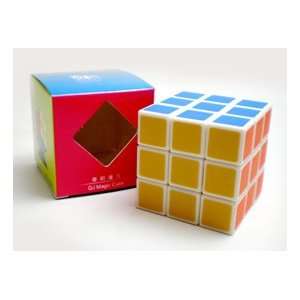  QJ 3x3 Puzzle Cube White Toys & Games
