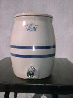 Vintage Antique Two Gallon Stoneware BARREL  KEG Dispenser,made in USA 