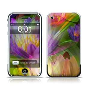 Lily Design Protective Skin Decal Sticker for Apple iPhone (2G)1st 
