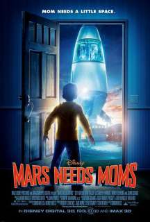 Mars Needs Moms   original DS movie poster   D/S 27x40  