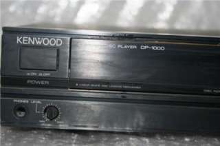 KENWOOD DP 1000 CD Player COMPACT DISC PLAYER DP 1000  