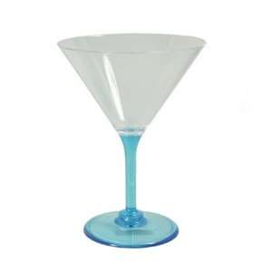  Sky Blue Acrylic Martini Glass by Precidio Kitchen 