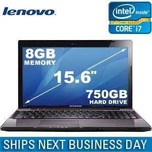 Lenovo IdeaPad Z570 Brushed Metal Laptop Intel Core i7 2670QM 2.2GHz 