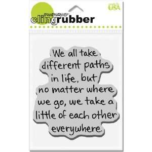  Stampendous Cling Rubber Stamp   Life Path Arts, Crafts & Sewing