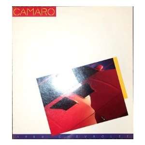  1986 CHEVROLET CAMARO Sales Brochure Literature Book 