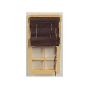   Working Bamboo Window Shade sold at Miniatures