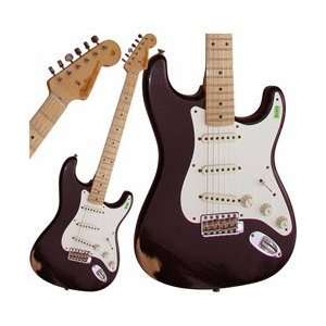  56 Stratocaster Relic Electric Guitar (Black) Musical 