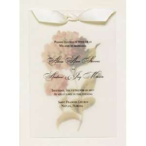   Hydrangea Wedding Invitation Kit   set of 50