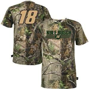 NASCAR Kyle Busch NASCAR Realtree Camo T Shirt Sports 
