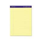   11 3/4, Narrow Rule, Red Margin, Canary Paper, 50 Sheets Per Pad, 12