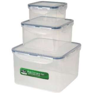   Food Storage Set with Leak Proof Locking Lids, 13.5 Cups 