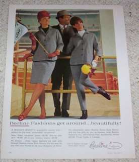 1966 Beeline home show clothing fashions VINTAGE 1pg AD  