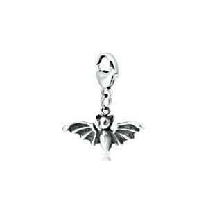  Helzberg Diamonds   Sterling Silver Bat Charm with Lobster 