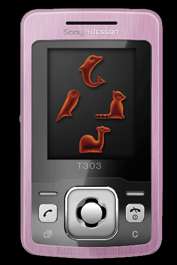 Orange Sony Ericsson T303 Pink   Tesco Phone Shop 