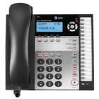 AT&T 1040 Corded Phone, Black/Silver, 1 Handset