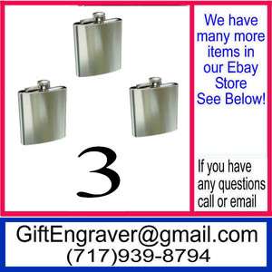 FLASKS Personalized Engraved Groomsmen Gifts 0A1  