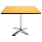 OFM 42 Square Folding Multi Purpose Table   Oak   29.5H x 42W x 42D 