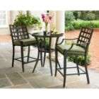   Set Includes Terra Cotta Bistro Table & 2 Laguna Slope Arm Chairs